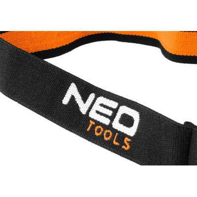 Ліхтар налобний акумуляторний Neo Tools, 500мА•год, 180лм, 3Вт, датчик руху, рухома конструкція на 360°, червоне світло, 50г, IP