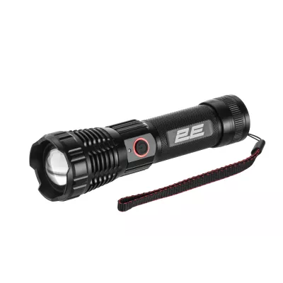 Ліхтар ручний акумуляторний 2E FLYB2630 USB-C 3000мА·год 2000лм 10Вт 5 режимів освітлення функція Power Bank IP68 0.2кг (2E-FLYB