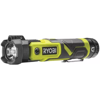 Ліхтар ручний акумуляторний Ryobi USB Lithium RLP4-120G, 4В, 2А·год, 640лм, 3 функції освітлення, поворотна головка, магніт (513