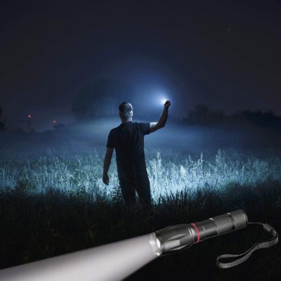 Ліхтар ручний на батарейках Hama SOLID PRO, AAAx3, 200лм, 5Вт, LED, чорний (00185808)