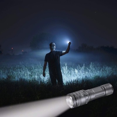 Ліхтар ручний на батарейках Hama Ultra Pro LED Torch, AAAx4, 1000лм, 10Вт, LED, 4 функції освітлення, чорний (00185801)