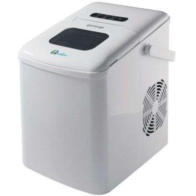 Льодогенератор побутовий Gorenje, 12кг/добу, 1.8л, дисплей, білий (IMD1200W)
