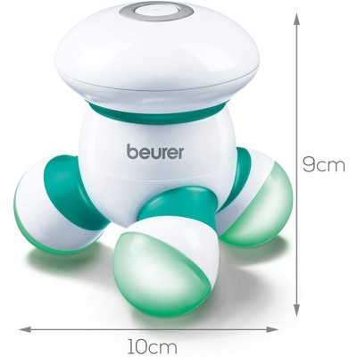 Масажер Beurer для тіла, AAAх3 в комплекті, біло-зелений (MG_16_GREEN)
