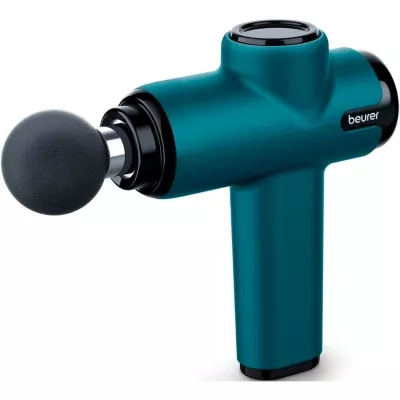 Масажер Beurer для тіла, літій-іонний акум., фасціальний, 4 насадок, зелений (MG_99)