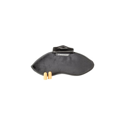Маска на очі+беруші, Wenger, Eyemask with Ear Plugs, чорна