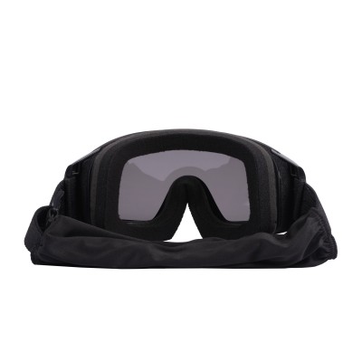 Маска тактична, захисна 2E Hawk WS Black Anti-fog, 3-х шаровий ущільнювач, сумка, 3 лінзи