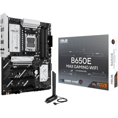 Материнcька плата ASUS B650E MAX GAMING WIFI sAM5 B650 4xDDR5 M.2 HDMI DP ATX (90MB1LD0-M0EAY0)