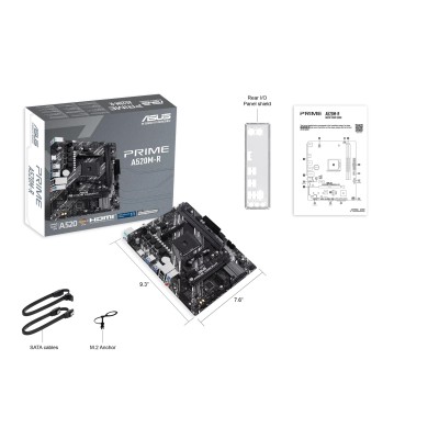 Материнcька плата ASUS PRIME A520M-R sAM4 A520 2xDDR4 M.2 HDMI mATX (90MB1H60-M0EAY0) Материнcька плата ASUS PRIME A520M-R sAM4 A520 2xDDR4 M.2 HDMI mATX (90MB1H60-M0EAY0)
