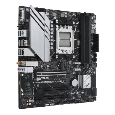 Материнcька плата ASUS PRIME B650M-A WIFI II sAM5 B650 4xDDR5 M.2 D-Sub HDMI DP WiFi BT mATX (90MB1EG0-M0EAY0)