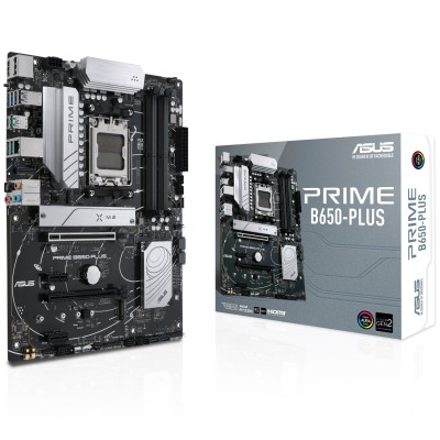 Материнcька плата ASUS PRIME B650-PLUS sAM5 B650 4xDDR5 M.2 HDMI DP ATX (90MB1BS0-M0EAY0)