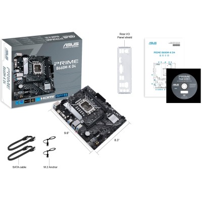 Материнcька плата ASUS PRIME B660M-K D4 s1700 B660 2xDDR4 M.2 HDMI D-Sub mATX (90MB1950-M1EAY0)