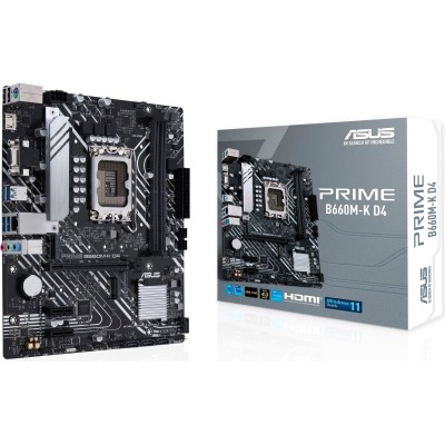 Материнcька плата ASUS PRIME B660M-K D4 s1700 B660 2xDDR4 M.2 HDMI D-Sub mATX (90MB1950-M1EAY0)