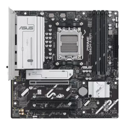 Материнcька плата ASUS PRIME B840M-A WIFI sAM5 B840 4xDDR5 M.2 HDMI DP WiFi BT mATX (90MB1J20-M0EAY0)