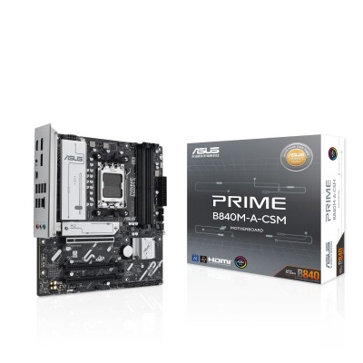 Материнcька плата ASUS PRIME B840M-A-CSM sAM5 B840 4xDDR5 M.2 HDMI DP mATX CSM (90MB1J10-M0EAYC)