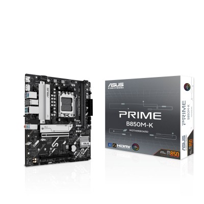 Материнcька плата ASUS PRIME B850M-K sAM5 B850 4xDDR5 M.2 HDMI DP mATX (90MB1LV0-M0EAY0) Материнcька плата ASUS PRIME B850M-K sAM5 B850 4xDDR5 M.2 HDMI DP mATX (90MB1LV0-M0EAY0)