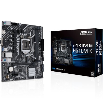 Материнcька плата ASUS PRIME H510M-K s1200 H510 2xDDR4 M.2 HDMI D-Sub mATX (90MB17N0-M0EAY0)