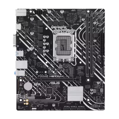 Материнcька плата ASUS PRIME H610M-K s1700 H610 2xDDR5 M.2 HDMI D-Sub mATX (90MB1GA0-M0EAY0)