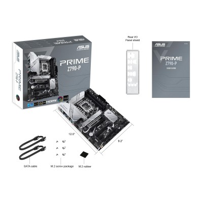 Материнcька плата ASUS PRIME Z790-P s1700 Z790 4xDDR5 M.2 HDMI DP ATX (90MB1CK0-M1EAY0)
