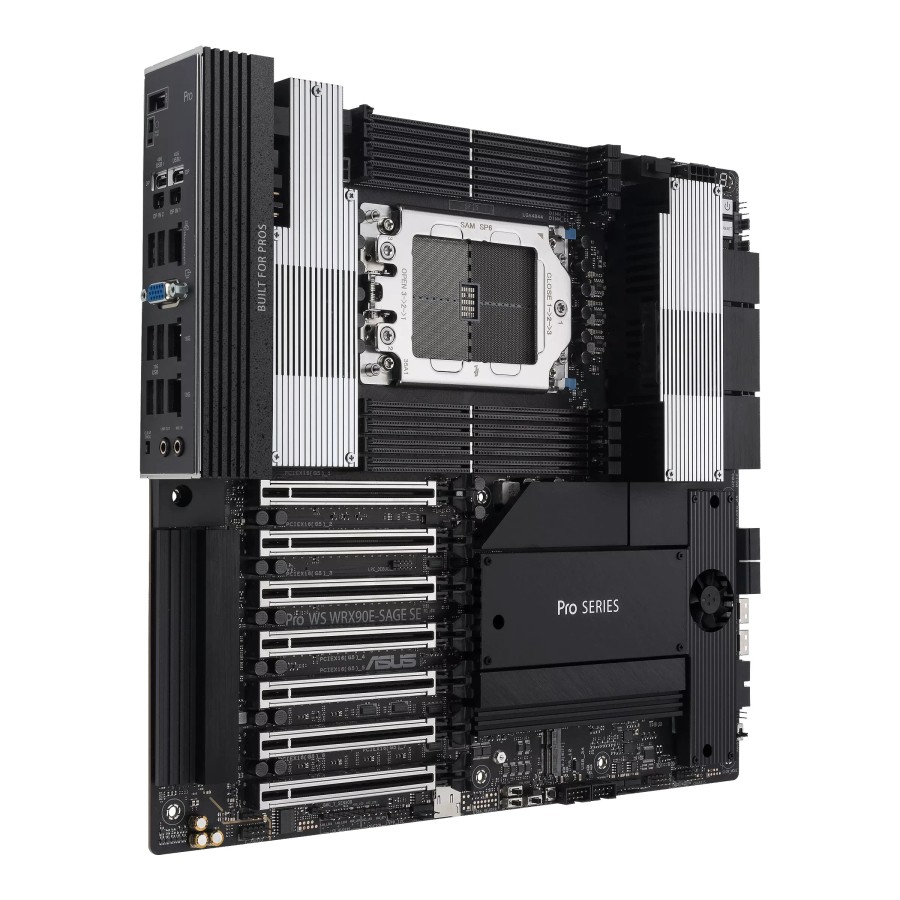 Материнcька плата ASUS PRO WS WRX90E-SAGE SE sTR5 WRX90 8xDDR5 M.2 EEB (90MB1FW0-M0EAY0) Материнcька плата ASUS PRO WS WRX90E-SAGE SE sTR5 WRX90 8xDDR5 M.2 EEB (90MB1FW0-M0EAY0)