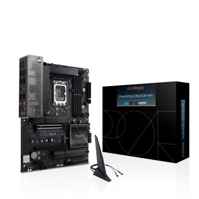 Материнcька плата ASUS PROART B760-CREATOR WIFI s1700 B760 4xDDR5 M.2 HDMI DP Wi-Fi BT ATX (90MB1FY0-M1EAY0)
