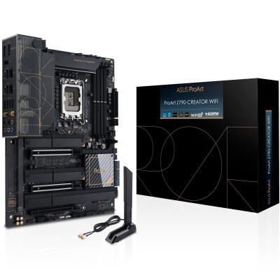 Материнcька плата ASUS PROART Z790-CREATOR WIFI s1700 Z790 4xDDR5 M.2 HDMI Thunderbolt Wi-Fi BT ATX (90MB1DV0-M0EAY0) Материнcька плата ASUS PROART Z790-CREATOR WIFI s1700 Z790 4xDDR5 M.2 HDMI Thunderbolt Wi-Fi BT ATX (90MB1DV0-M0EAY0)