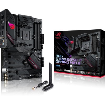 Материнcька плата ASUS ROG STRIX B550-F GAMING WIFI II sAM4 B550 4xDDR4 M.2 HDMI DP WiFi BT ATX (90MB19V0-M0EAY0)