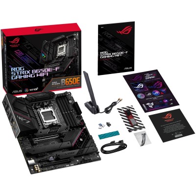 Материнcька плата ASUS ROG STRIX B650E-F GAMING WIFI sAM5 B650 4xDDR5 M.2 HDMI DP WiFi BT ATX (90MB1BQ0-M0EAY0)