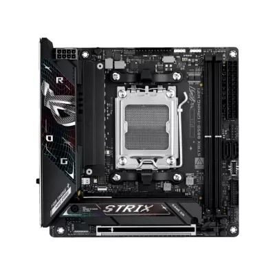 Материнcька плата ASUS ROG STRIX B850-I GAMING WIFI sAM5 B850 2xDDR5 M.2 HDMI USB Type-C WiFi BT mITX (90MB1K30-M0EAY0)