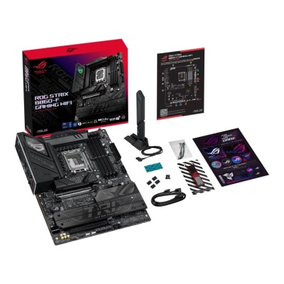 Материнcька плата ASUS ROG STRIX B860-F GAMING WIFI s1851 B860 4xDDR5 M.2 DP HDMI USB Type-C Wi-Fi BT ATX (90MB1JG0-M0EAY0) Материнcька плата ASUS ROG STRIX B860-F GAMING WIFI s1851 B860 4xDDR5 M.2 DP HDMI USB Type-C Wi-Fi BT ATX (90MB1JG0-M0EAY0)