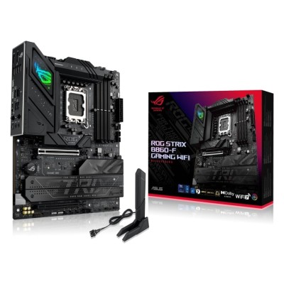 Материнcька плата ASUS ROG STRIX B860-F GAMING WIFI s1851 B860 4xDDR5 M.2 DP HDMI USB Type-C Wi-Fi BT ATX (90MB1JG0-M0EAY0) Материнcька плата ASUS ROG STRIX B860-F GAMING WIFI s1851 B860 4xDDR5 M.2 DP HDMI USB Type-C Wi-Fi BT ATX (90MB1JG0-M0EAY0)