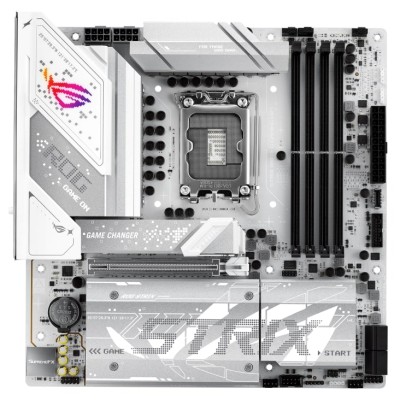 Материнcька плата ASUS ROG STRIX B860-G GAMING WIFI s1851 B860 4xDDR5 M.2 DP HDMI USB Type-C Wi-Fi BT mATX білий (90MB1JF0-M0EAY