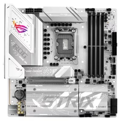 Материнcька плата ASUS ROG STRIX B860-G GAMING WIFI s1851 B860 4xDDR5 M.2 DP HDMI USB Type-C Wi-Fi BT mATX білий (90MB1JF0-M0EAY