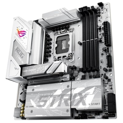 Материнcька плата ASUS ROG STRIX B860-G GAMING WIFI s1851 B860 4xDDR5 M.2 DP HDMI USB Type-C Wi-Fi BT mATX білий (90MB1JF0-M0EAY
