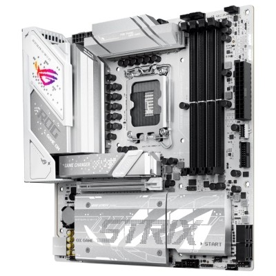 Материнcька плата ASUS ROG STRIX B860-G GAMING WIFI s1851 B860 4xDDR5 M.2 DP HDMI USB Type-C Wi-Fi BT mATX білий (90MB1JF0-M0EAY