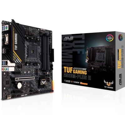Материнcька плата ASUS TUF GAMING A520M-PLUS II sAM4 A520 4xDDR4 HDMI DVI D-Sub mATX (90MB17G0-M0EAY0)