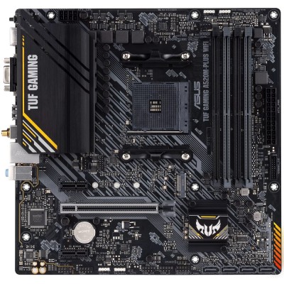 Материнcька плата ASUS TUF GAMING A520M-PLUS WIFI sAM4 A520 4xDDR4 HDMI DVI D-Sub Wi-Fi BT mATX (90MB17F0-M0EAY0)