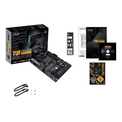 Материнcька плата ASUS TUF GAMING B450-PLUS II sAM4 B450 4xDDR4 HDMI DP ATX (90MB1650-M0EAY0)