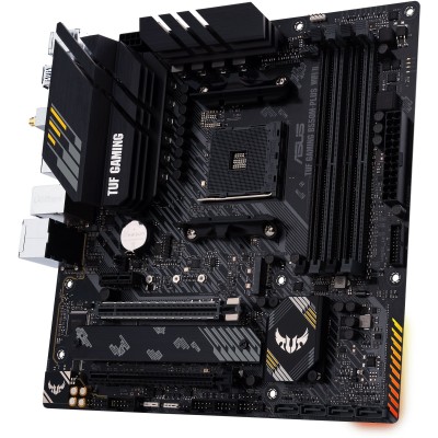 Материнcька плата ASUS TUF GAMING B550M-PLUS WIFI II sAM4 B550 4xDDR4 M.2 HDMI DP Wi-Fi BT mATX (90MB19Y0-M0EAY0)