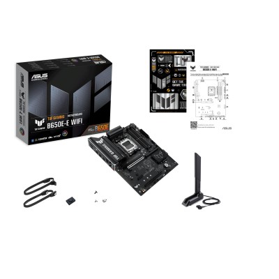 Материнcька плата ASUS TUF GAMING B650E-E WIFI sAM5 B650 4xDDR5 M.2 HDMI DP WiFi BT ATX (90MB1LT0-M0EAY0)