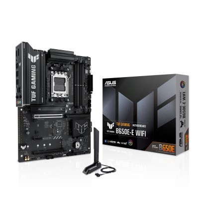 Материнcька плата ASUS TUF GAMING B650E-E WIFI sAM5 B650 4xDDR5 M.2 HDMI DP WiFi BT ATX (90MB1LT0-M0EAY0)