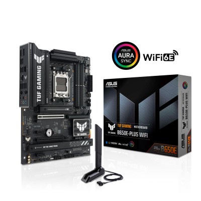 Материнcька плата ASUS TUF GAMING B650E-PLUS WIFI sAM5 B650 4xDDR5 M.2 HDMI DP WiFi BT ATX (90MB1M20-M0EAY0)