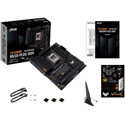 Материнcька плата ASUS TUF GAMING B650-PLUS WIFI sAM5 B650 4xDDR5 M.2 USB HDMI DP WiFi BT ATX (90MB1BZ0-M0EAY0)