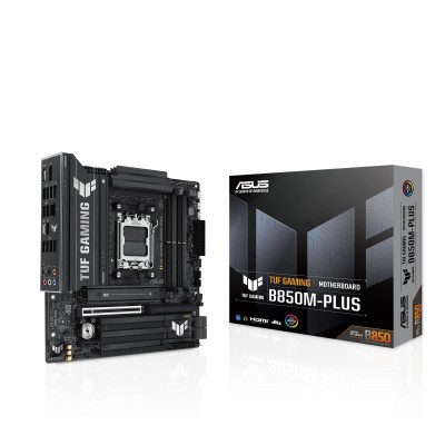 Материнcька плата ASUS TUF GAMING B850M-PLUS sAM5 B850 4xDDR5 M.2 HDMI DP mATX (90MB1IX0-M0EAY0)