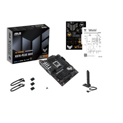 Материнcька плата ASUS TUF GAMING X870-PLUS WIFI sAM5 X870 4xDDR5 M.2 HDMI WiFi BT ATX (90MB1IU0-M0EAY0) Материнcька плата ASUS TUF GAMING X870-PLUS WIFI sAM5 X870 4xDDR5 M.2 HDMI WiFi BT ATX (90MB1IU0-M0EAY0)
