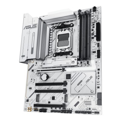 Материнcька плата ASUS X870 MAX GAMING WIFI7 W sAM5 X870 4xDDR5 M.2 HDMI USB Type-C WiFi BT ATX білий (90MB1LZ0-M0EAY0)