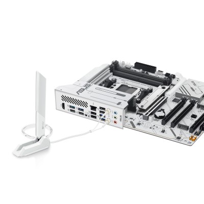 Материнcька плата ASUS X870 MAX GAMING WIFI7 W sAM5 X870 4xDDR5 M.2 HDMI USB Type-C WiFi BT ATX білий (90MB1LZ0-M0EAY0)