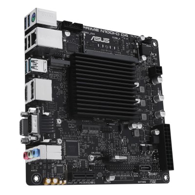 Материнська плата ASUS PRIME N100I-D D4-CSM CPU Intel N100 Quad-Core 2.0GHz 1xDDR4 SO-DIMM D-Sub HDMI DP Com mITX (90MB1F70-M0EA
