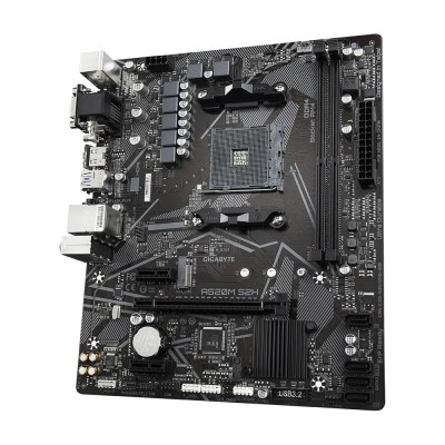 Материнська плата GIGABYTE A520M S2H sAM4 A520 2xDDR4 HDMI DVI D-Sub mATX (A520M_S2H) Материнська плата GIGABYTE A520M S2H sAM4 A520 2xDDR4 HDMI DVI D-Sub mATX (A520M_S2H)