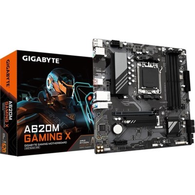 Материнська плата GIGABYTE A620M GAMING X sAM5 A620 4xDDR5 M.2 HDMI DP mATX (A620M_GAMING_X) Материнська плата GIGABYTE A620M GAMING X sAM5 A620 4xDDR5 M.2 HDMI DP mATX (A620M_GAMING_X)
