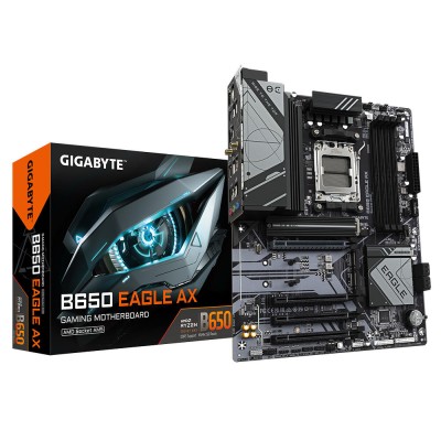 Материнська плата GIGABYTE B650 EAGLE AX sAM4 B650 4xDDR5 M.2 HDMI DP ATX (B650_EAGLE_AX) Материнська плата GIGABYTE B650 EAGLE AX sAM4 B650 4xDDR5 M.2 HDMI DP ATX (B650_EAGLE_AX)